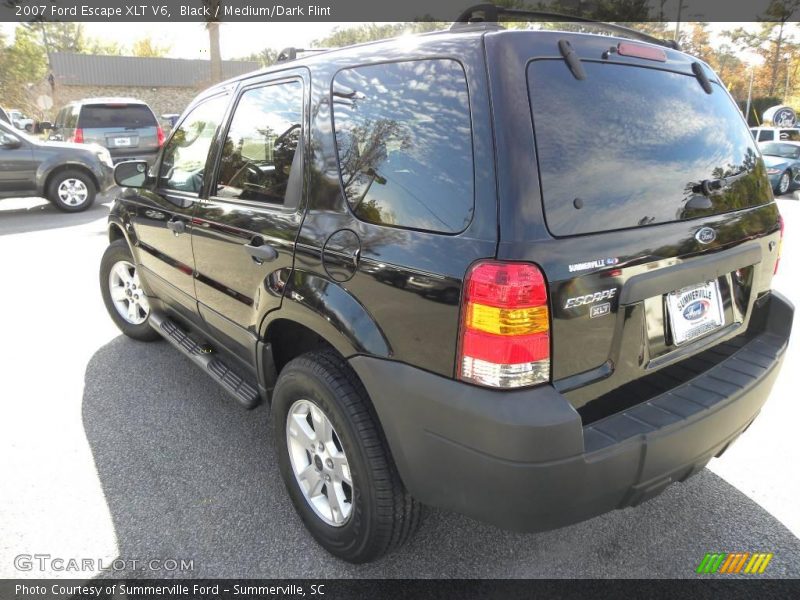 Black / Medium/Dark Flint 2007 Ford Escape XLT V6