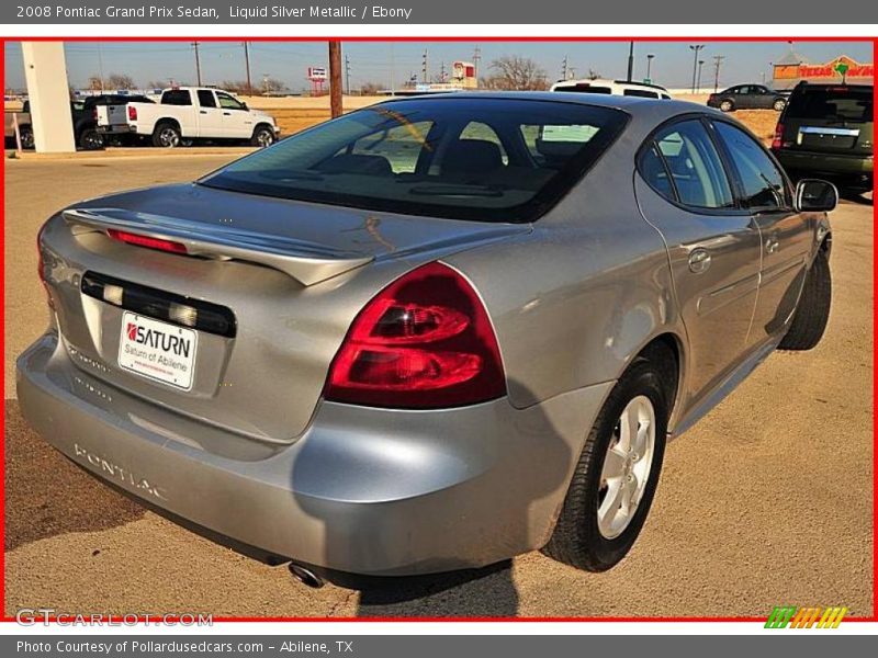 Liquid Silver Metallic / Ebony 2008 Pontiac Grand Prix Sedan