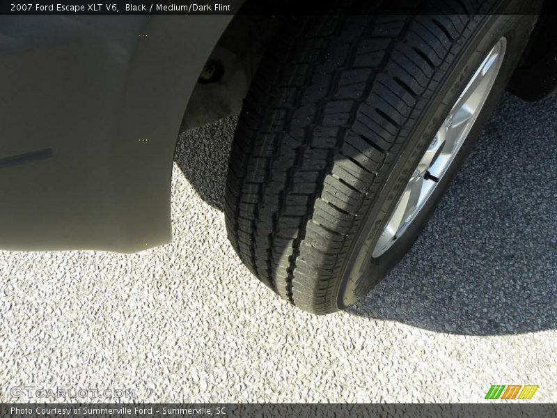 Black / Medium/Dark Flint 2007 Ford Escape XLT V6