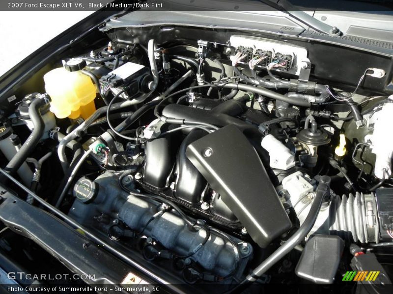 Black / Medium/Dark Flint 2007 Ford Escape XLT V6