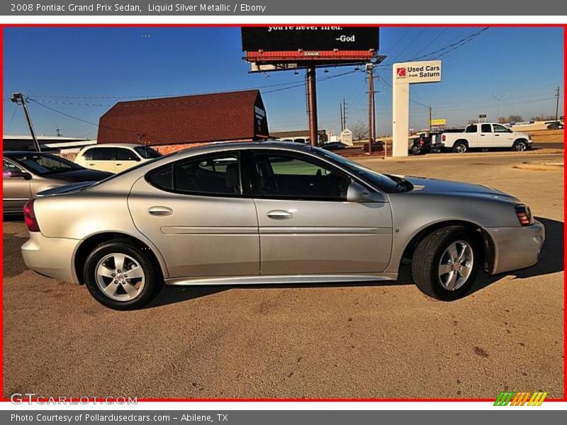 Liquid Silver Metallic / Ebony 2008 Pontiac Grand Prix Sedan