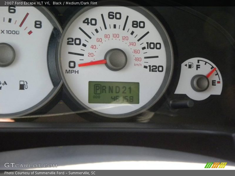 Black / Medium/Dark Flint 2007 Ford Escape XLT V6