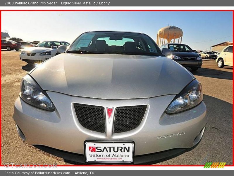Liquid Silver Metallic / Ebony 2008 Pontiac Grand Prix Sedan