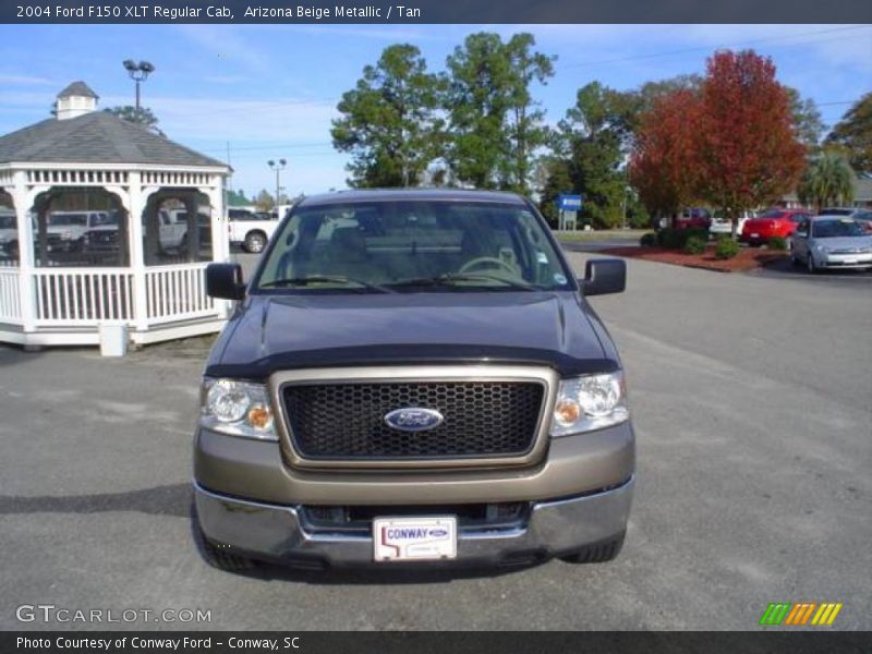 Arizona Beige Metallic / Tan 2004 Ford F150 XLT Regular Cab