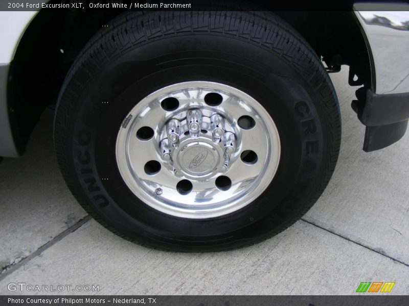 Oxford White / Medium Parchment 2004 Ford Excursion XLT