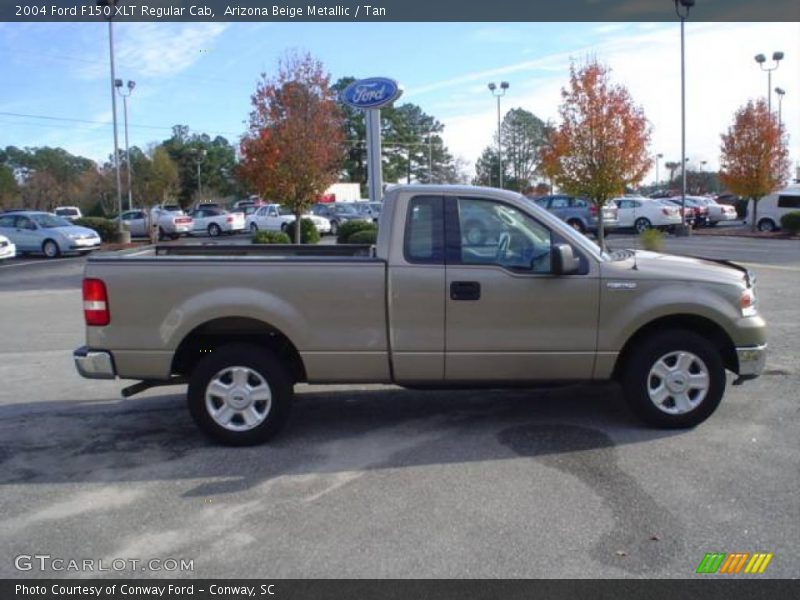 Arizona Beige Metallic / Tan 2004 Ford F150 XLT Regular Cab