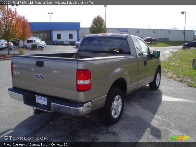 Arizona Beige Metallic / Tan 2004 Ford F150 XLT Regular Cab
