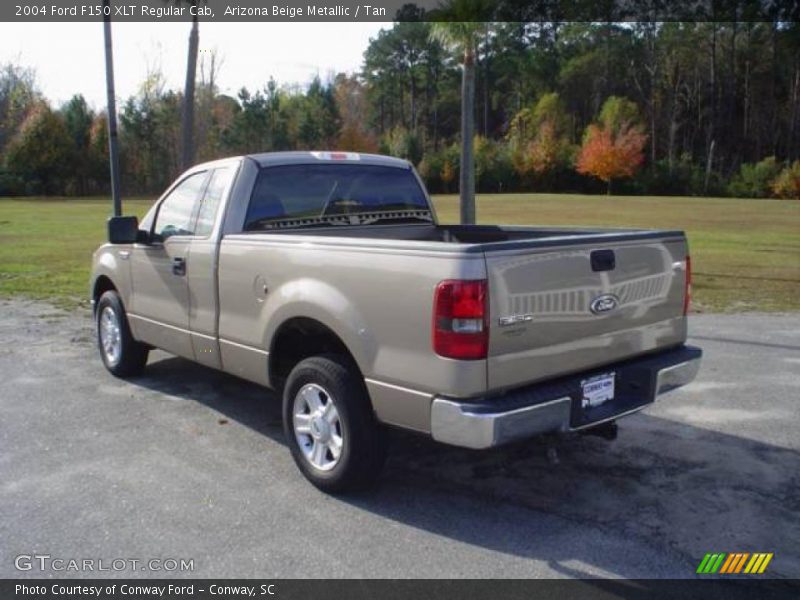Arizona Beige Metallic / Tan 2004 Ford F150 XLT Regular Cab