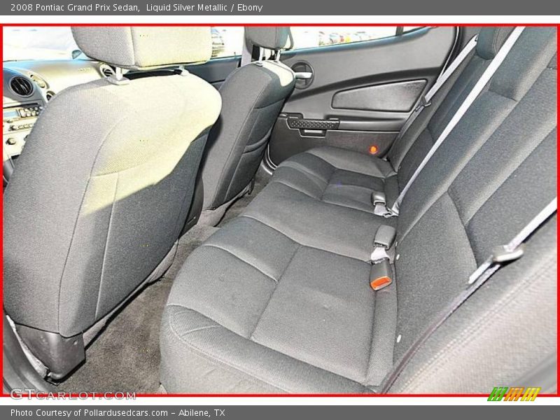 Liquid Silver Metallic / Ebony 2008 Pontiac Grand Prix Sedan