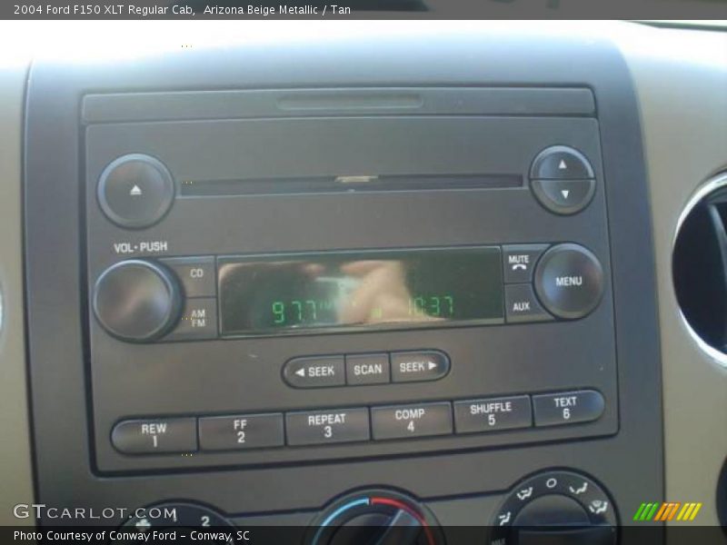 Arizona Beige Metallic / Tan 2004 Ford F150 XLT Regular Cab