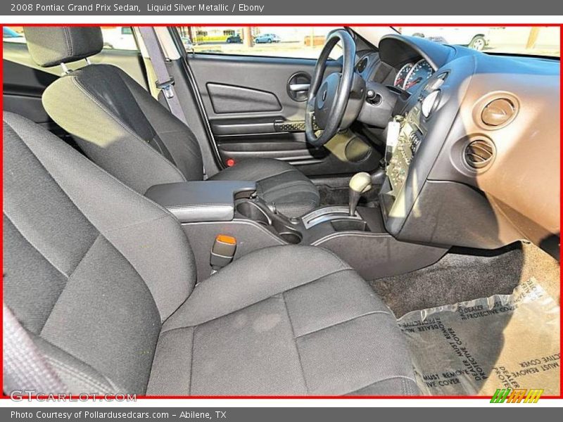 Liquid Silver Metallic / Ebony 2008 Pontiac Grand Prix Sedan