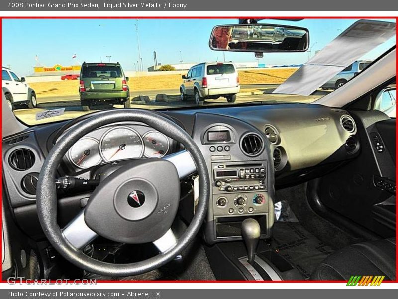 Liquid Silver Metallic / Ebony 2008 Pontiac Grand Prix Sedan