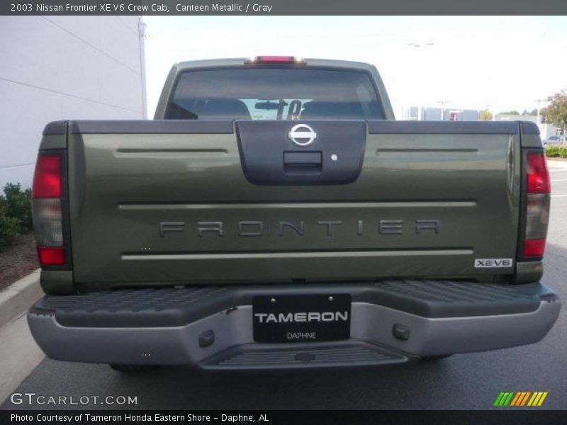Canteen Metallic / Gray 2003 Nissan Frontier XE V6 Crew Cab