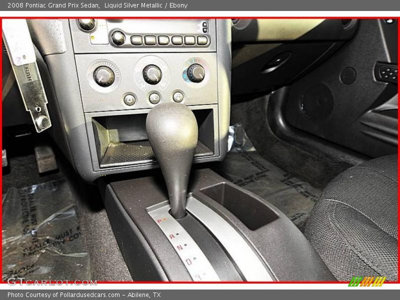Liquid Silver Metallic / Ebony 2008 Pontiac Grand Prix Sedan