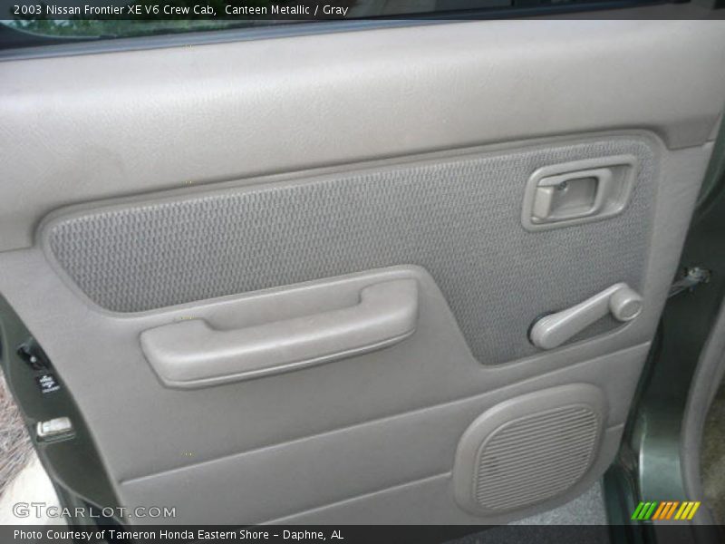 Canteen Metallic / Gray 2003 Nissan Frontier XE V6 Crew Cab