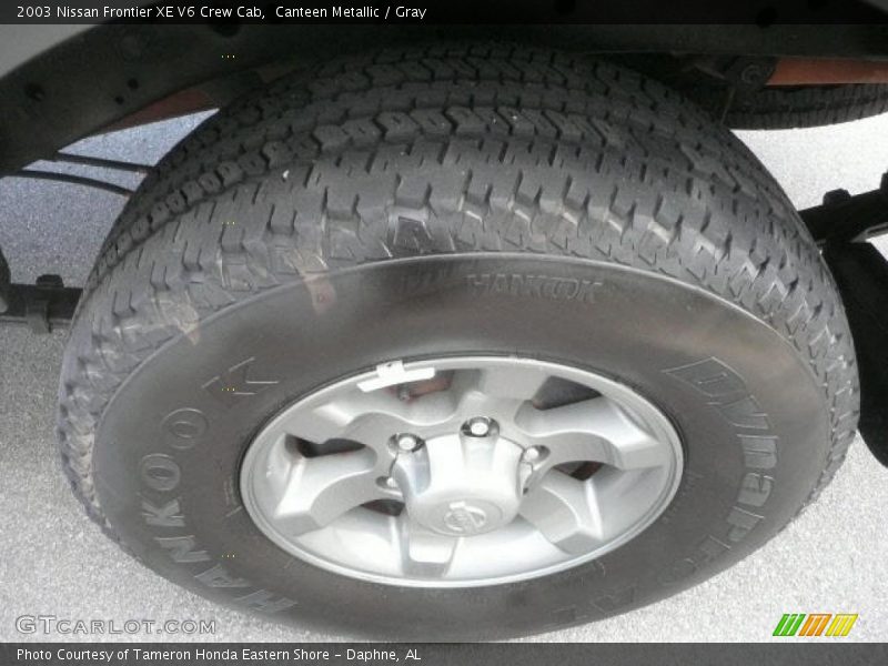 Canteen Metallic / Gray 2003 Nissan Frontier XE V6 Crew Cab