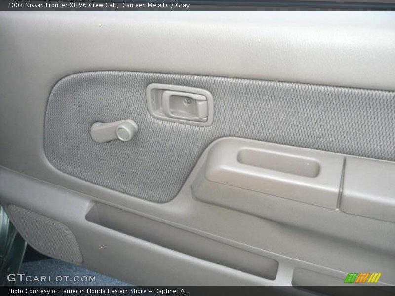 Canteen Metallic / Gray 2003 Nissan Frontier XE V6 Crew Cab