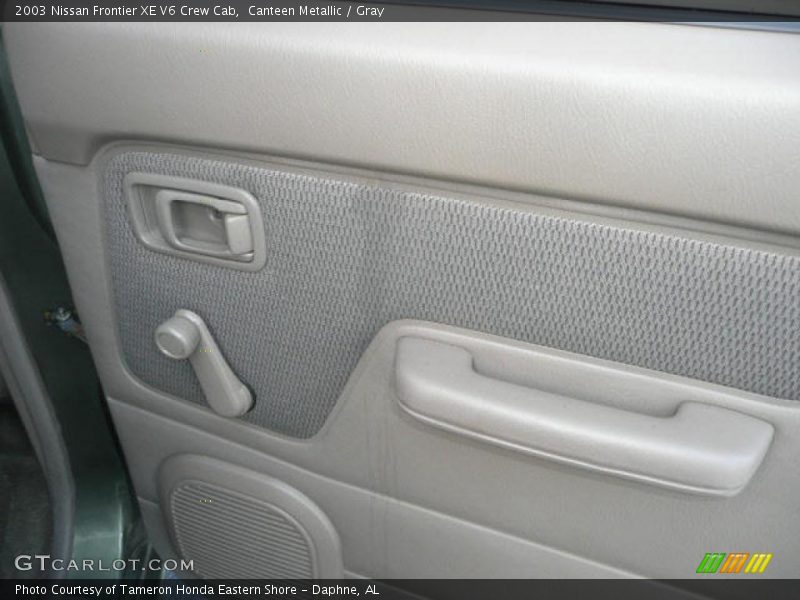 Canteen Metallic / Gray 2003 Nissan Frontier XE V6 Crew Cab