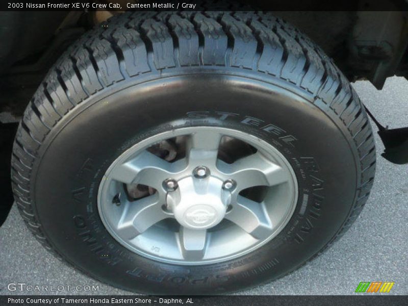 Canteen Metallic / Gray 2003 Nissan Frontier XE V6 Crew Cab