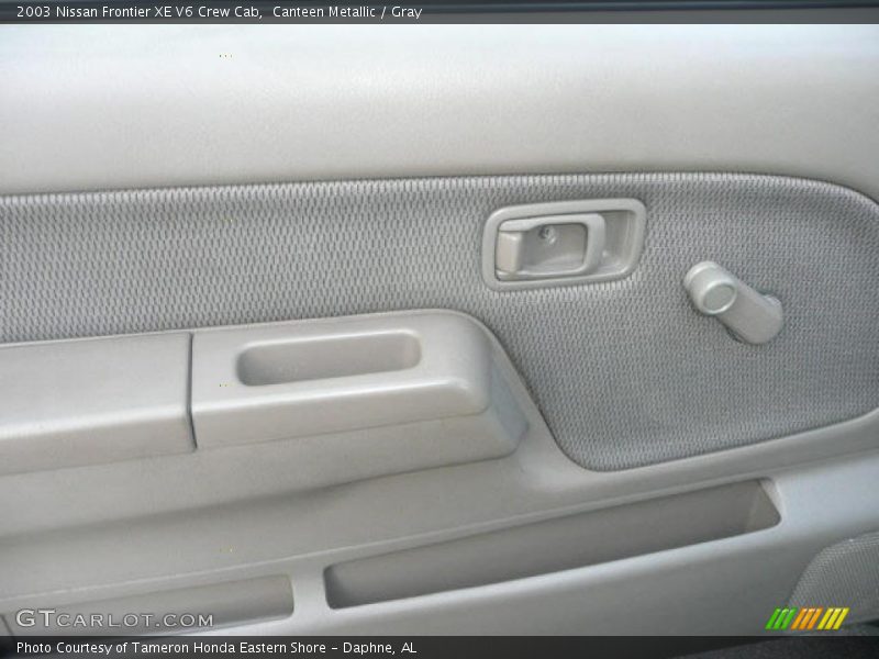 Canteen Metallic / Gray 2003 Nissan Frontier XE V6 Crew Cab