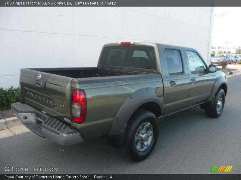 Canteen Metallic / Gray 2003 Nissan Frontier XE V6 Crew Cab