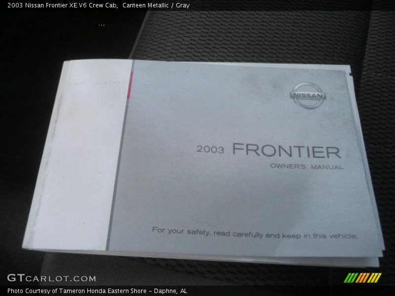 Canteen Metallic / Gray 2003 Nissan Frontier XE V6 Crew Cab