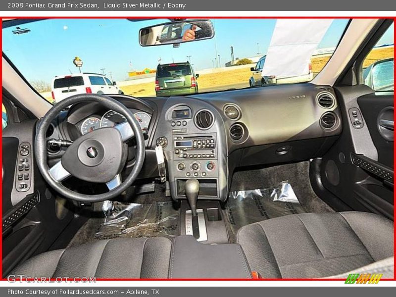 Liquid Silver Metallic / Ebony 2008 Pontiac Grand Prix Sedan