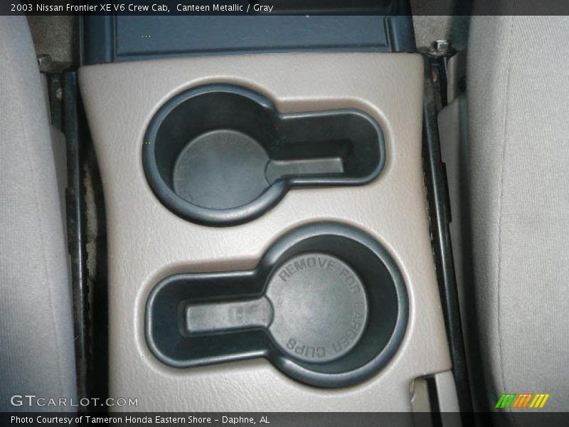 Canteen Metallic / Gray 2003 Nissan Frontier XE V6 Crew Cab