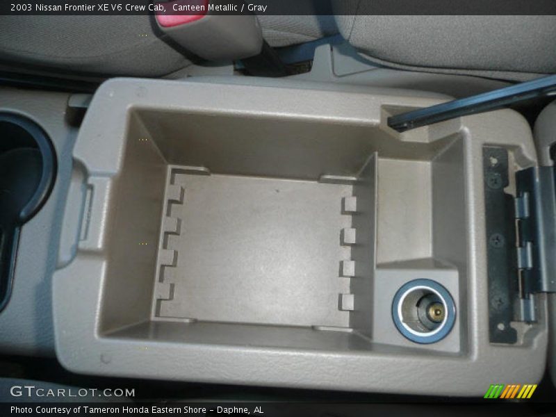 Canteen Metallic / Gray 2003 Nissan Frontier XE V6 Crew Cab