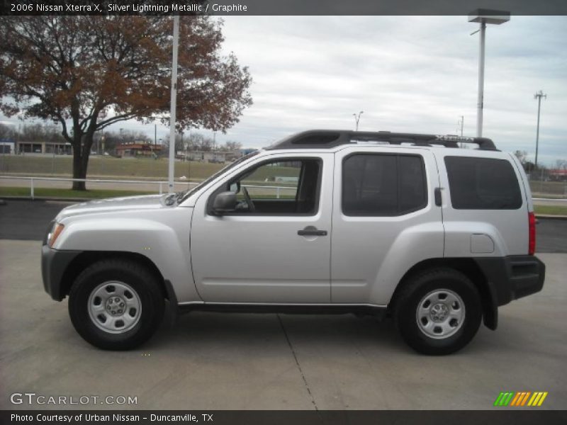 Silver Lightning Metallic / Graphite 2006 Nissan Xterra X