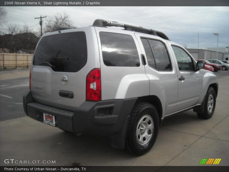 Silver Lightning Metallic / Graphite 2006 Nissan Xterra X