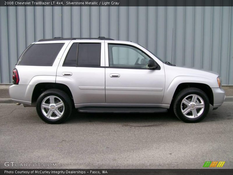 Silverstone Metallic / Light Gray 2008 Chevrolet TrailBlazer LT 4x4