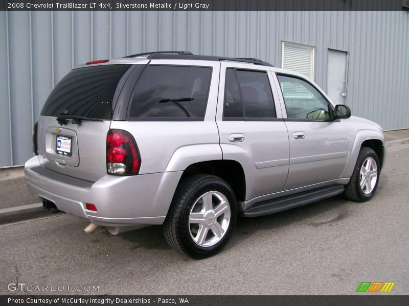 Silverstone Metallic / Light Gray 2008 Chevrolet TrailBlazer LT 4x4