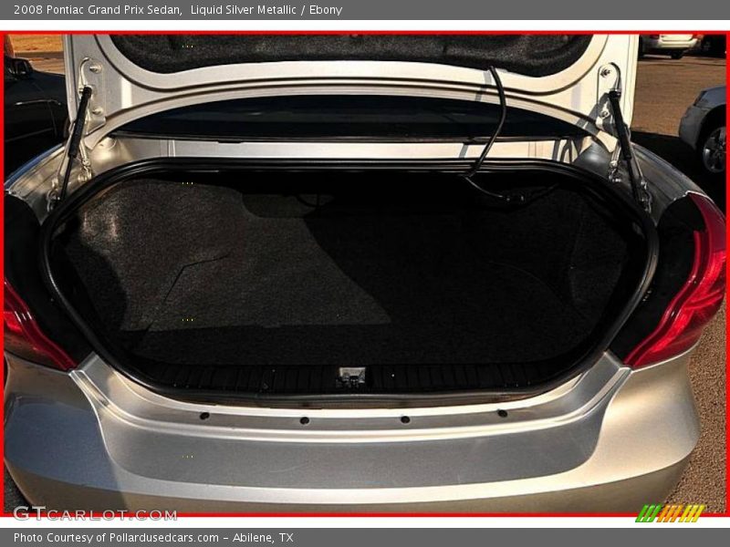 Liquid Silver Metallic / Ebony 2008 Pontiac Grand Prix Sedan