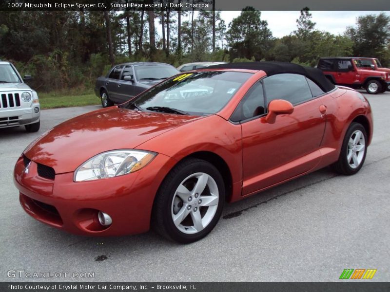 Sunset Pearlescent / Dark Charcoal 2007 Mitsubishi Eclipse Spyder GS