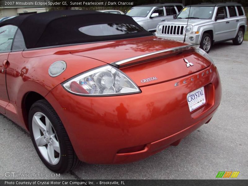 Sunset Pearlescent / Dark Charcoal 2007 Mitsubishi Eclipse Spyder GS