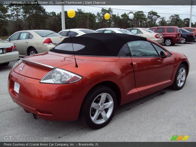 Sunset Pearlescent / Dark Charcoal 2007 Mitsubishi Eclipse Spyder GS