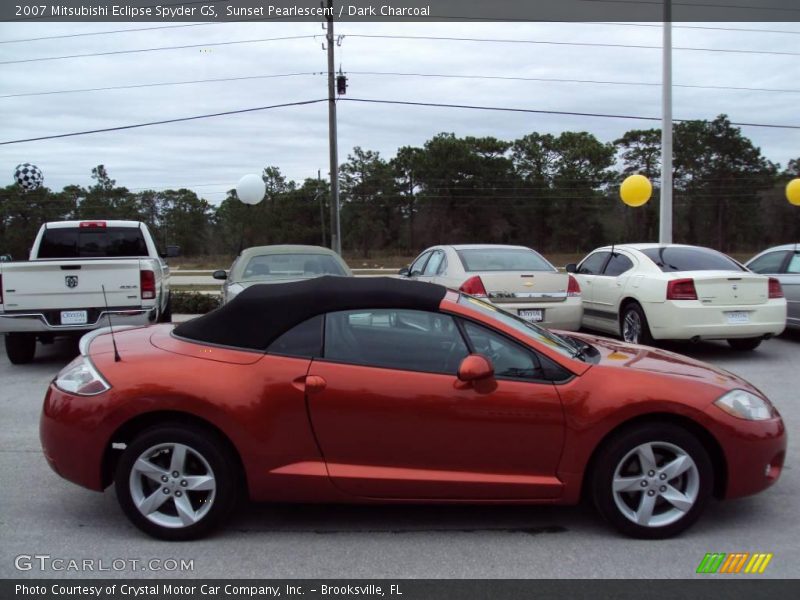 Sunset Pearlescent / Dark Charcoal 2007 Mitsubishi Eclipse Spyder GS