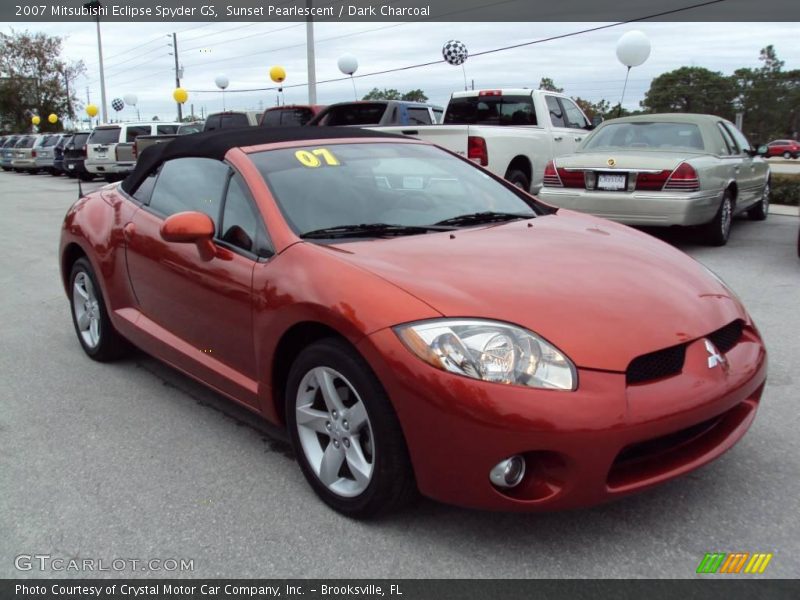Sunset Pearlescent / Dark Charcoal 2007 Mitsubishi Eclipse Spyder GS