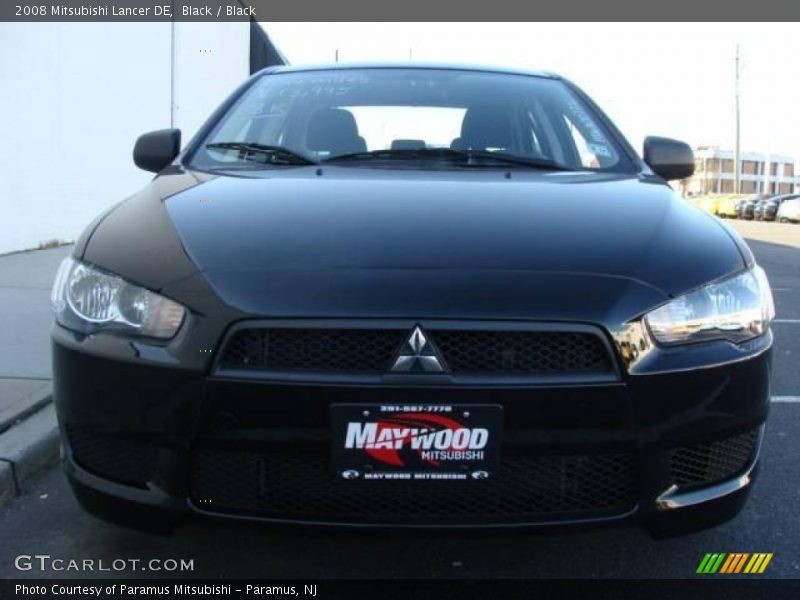 Black / Black 2008 Mitsubishi Lancer DE