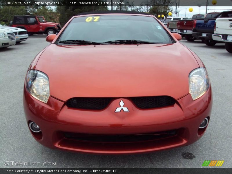 Sunset Pearlescent / Dark Charcoal 2007 Mitsubishi Eclipse Spyder GS