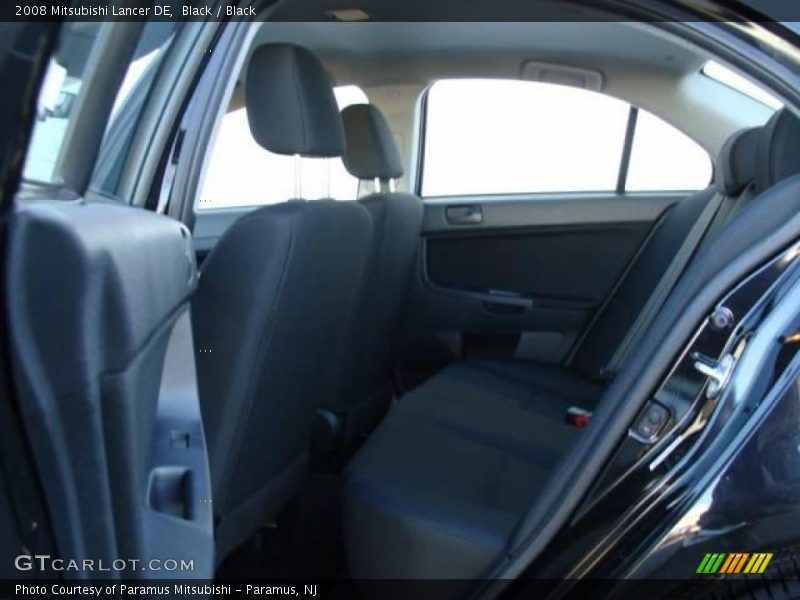 Black / Black 2008 Mitsubishi Lancer DE