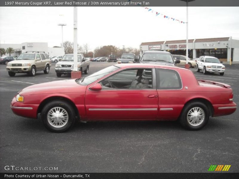 Laser Red Tintcoat / 30th Anniversary Light Prairie Tan 1997 Mercury Cougar XR7