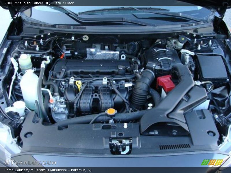 Black / Black 2008 Mitsubishi Lancer DE