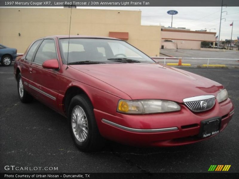 Laser Red Tintcoat / 30th Anniversary Light Prairie Tan 1997 Mercury Cougar XR7