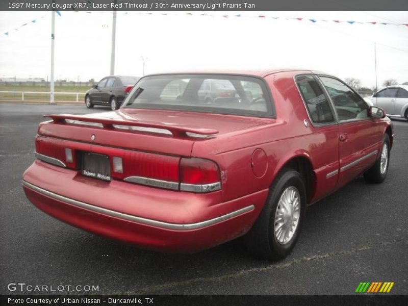 Laser Red Tintcoat / 30th Anniversary Light Prairie Tan 1997 Mercury Cougar XR7