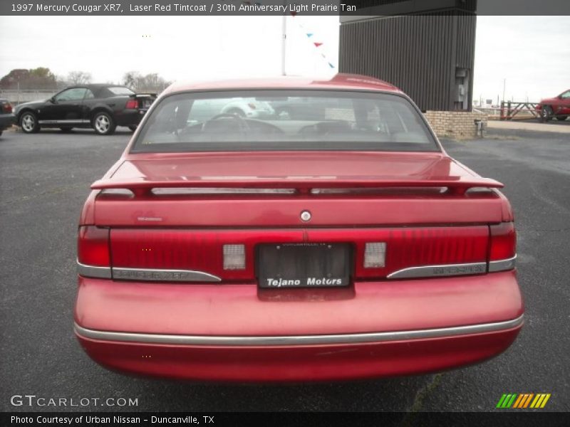 Laser Red Tintcoat / 30th Anniversary Light Prairie Tan 1997 Mercury Cougar XR7