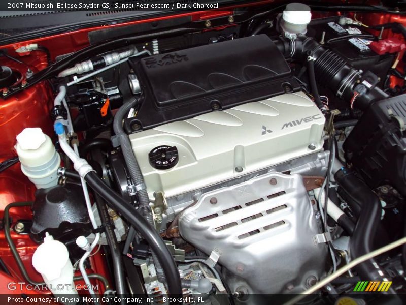 Sunset Pearlescent / Dark Charcoal 2007 Mitsubishi Eclipse Spyder GS