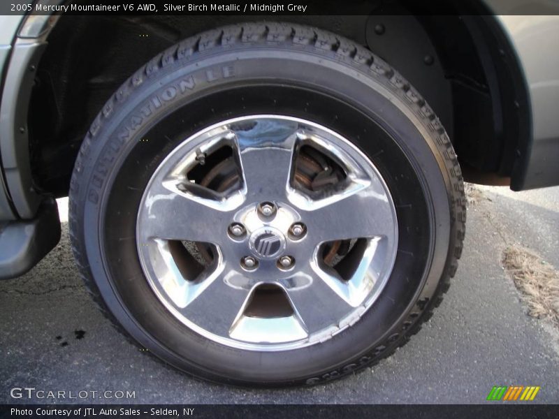 Silver Birch Metallic / Midnight Grey 2005 Mercury Mountaineer V6 AWD