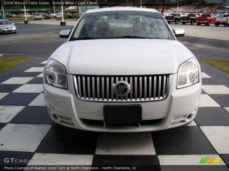 Oxford White / Light Camel 2008 Mercury Sable Sedan